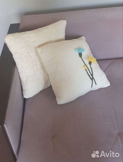 Ручная работа плед и наволочки на подушки