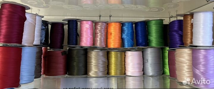 Косая бейка атласная