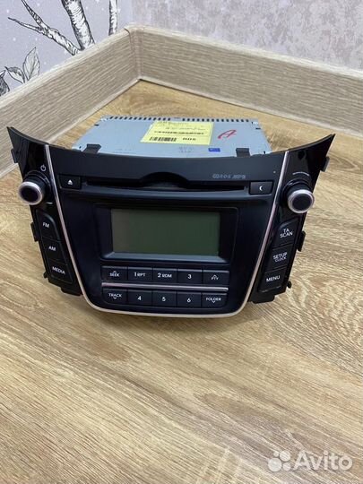 Штатное головное устройство на hyundai i30