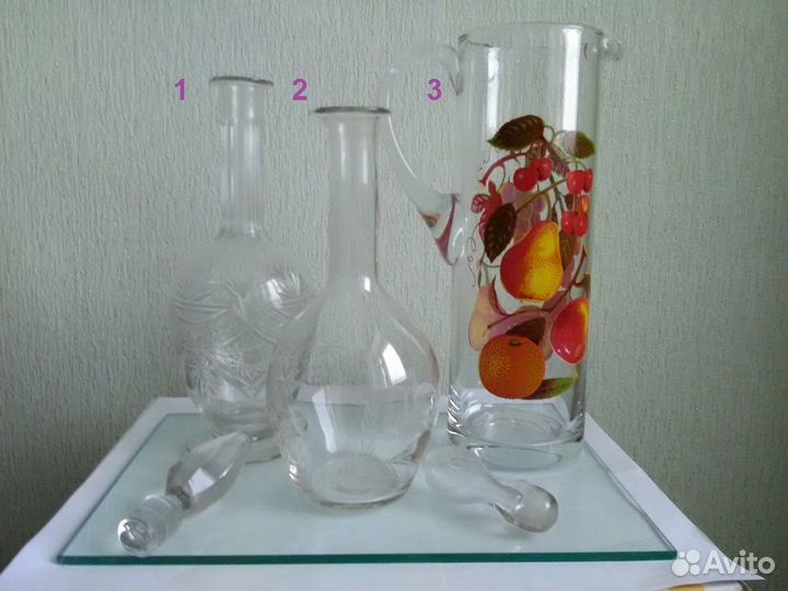 Графин для водки, вазы для конфет