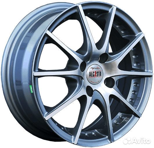 Диски r 15 100 6 новые alcasta M08 6x15/4x100 ET50