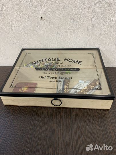 Футляр коробка для конфет, сахара vintage home