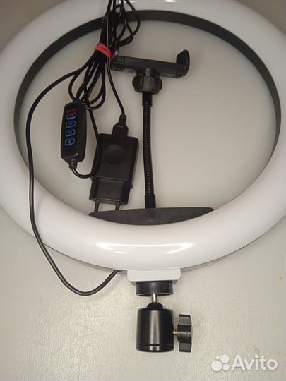 Лампа для селфи 32 см + штатив 210 см