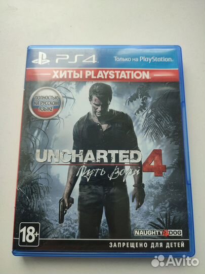 Игра для ps4 Uncharted 4