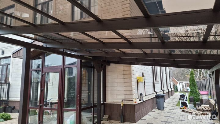 Навесы из поликарбоната. Под ключ