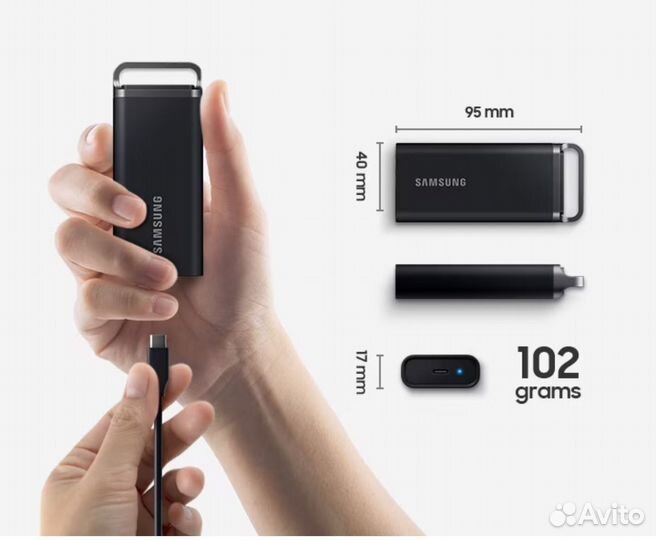 Внешний SSD Samsung T5 Evo 2 Tb New