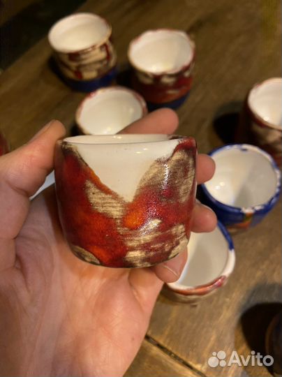 Пиала керамика, керамическая посуда, рюмки, стопки