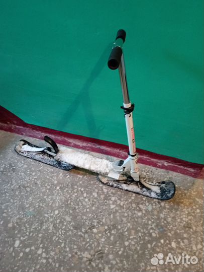 Самокат снегокат детский
