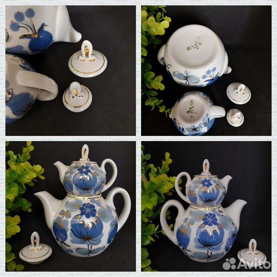 Заварочный чайник фарфор, Чехия, Вербилки,Полонне