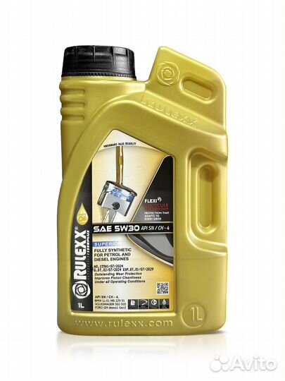 Масло моторное 5w30 Rulexx 1 л
