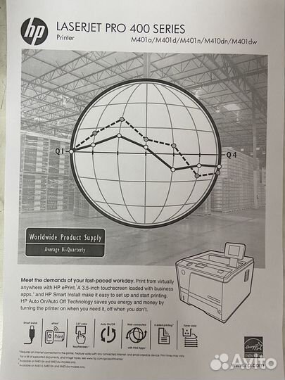 Принтер HP LaserJet Pro 400 M401d