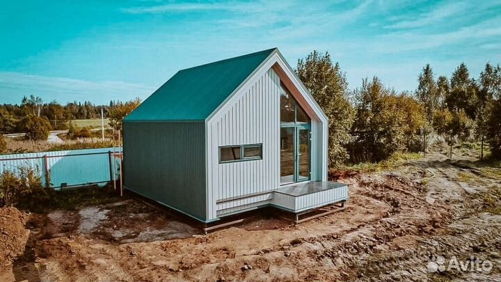 Каркасный дом под ключ 53м2 Барнхаус53