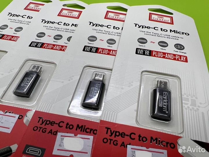 Переходник с type-c на micro usb