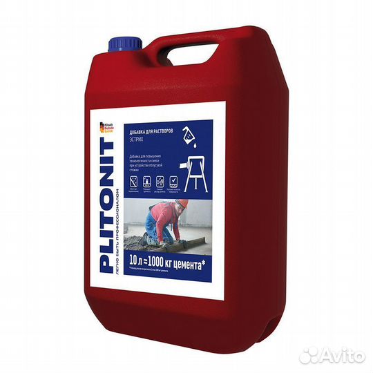 Добавка для полусухой стяжки Эстрих 10 л