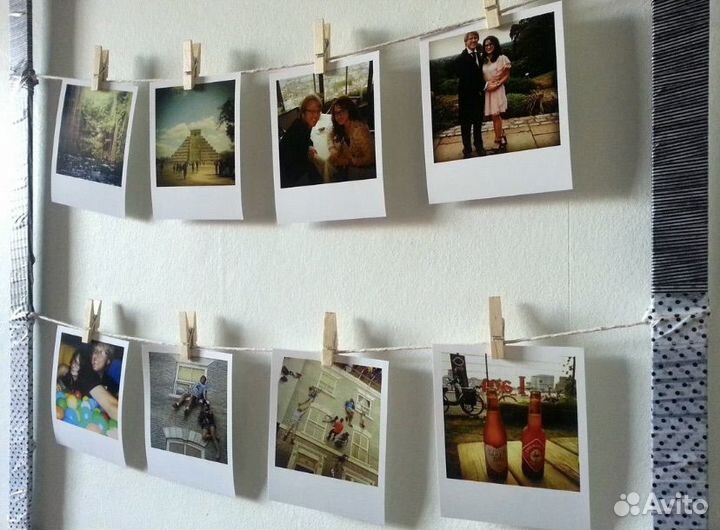 Печать Фото в стиле polaroid (полароид)