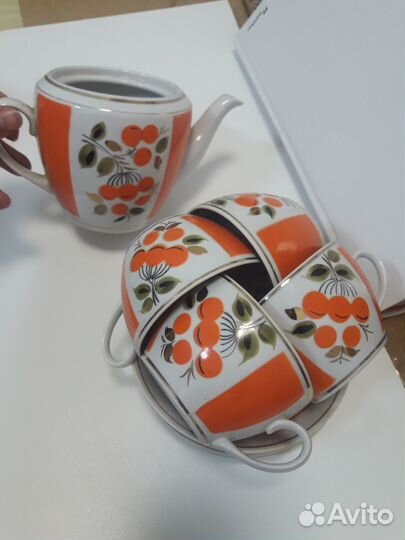 Чайный сервиз 9 предметов Полонский завод