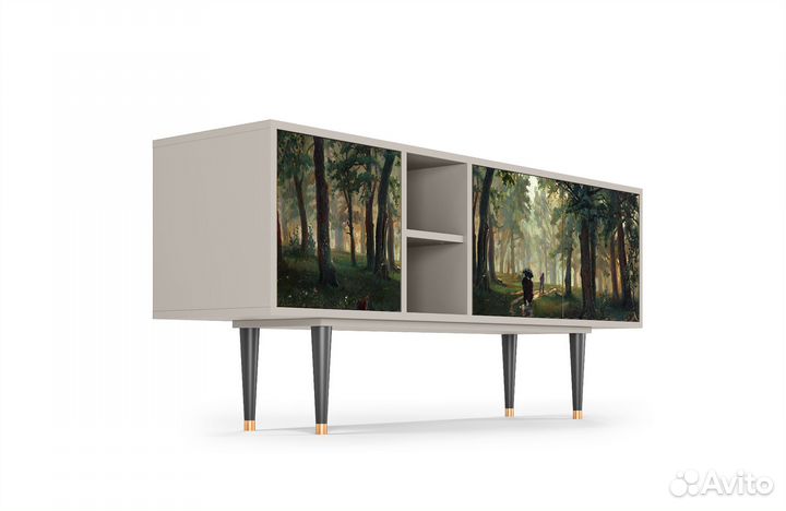 Тв-тумба T5 - Сатин - Rain in the Oak Forest