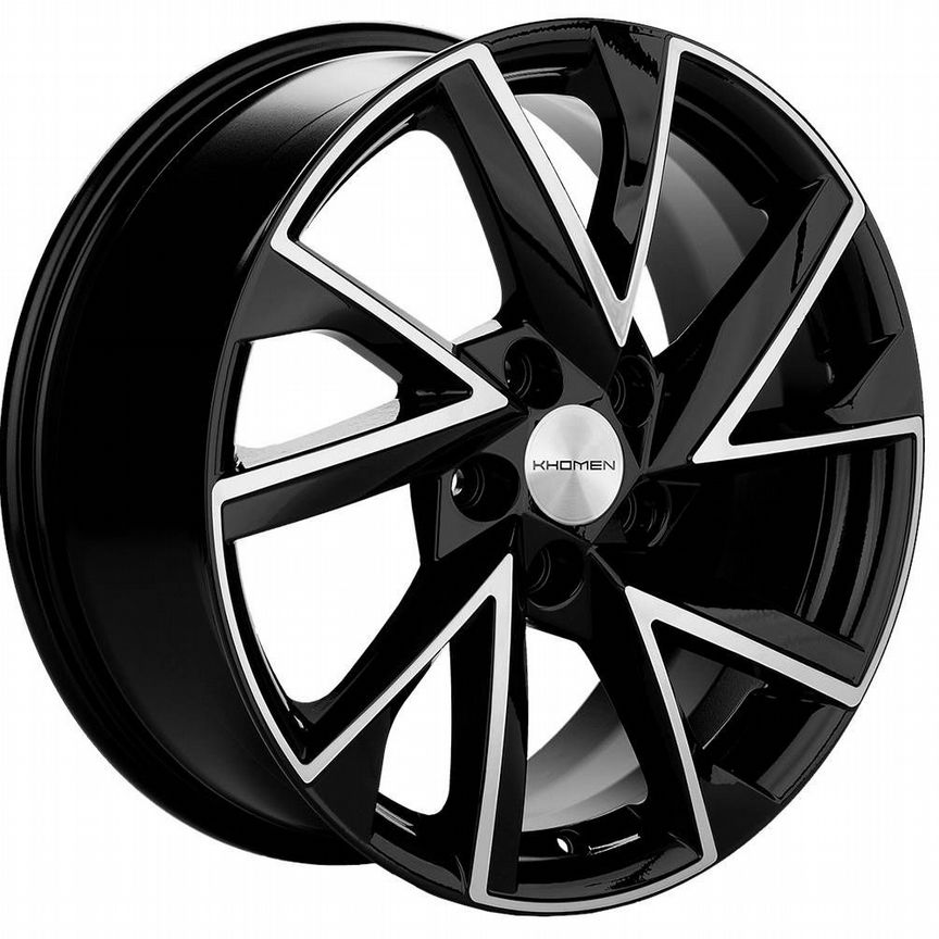 Диски Khomen KHW1714 7x17 5x108 ET40 D60.1 Black-FP