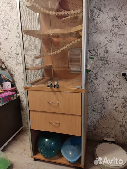 Клетка-вольер для шиншилл, хорьков, дегу