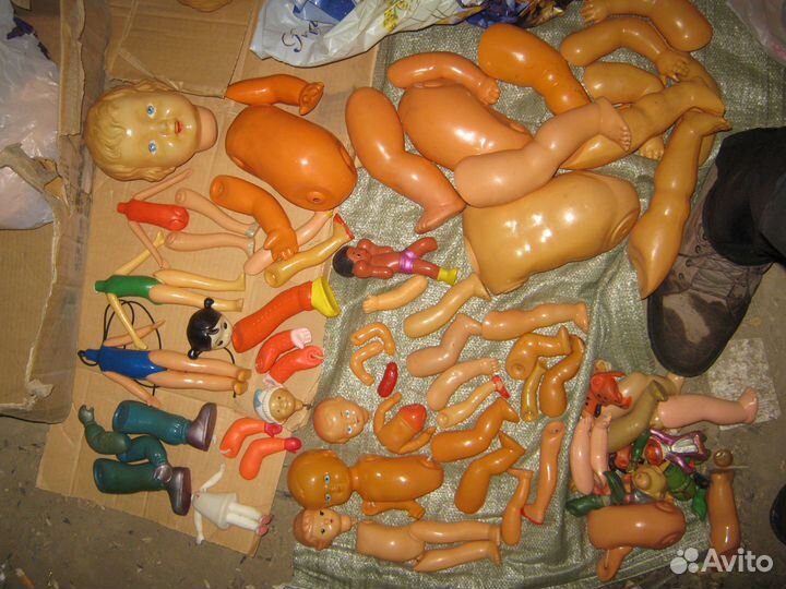 Игрушки и куклы целлулоид СССР