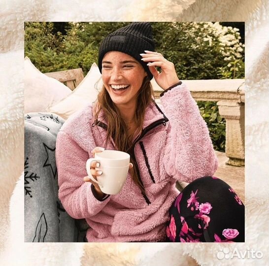 Комплект шапка и шарф Victoria's Secret оригинал