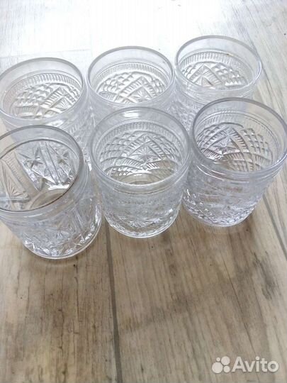 Хрусталь СССР винтаж редкие бокалы стаканы рюмки