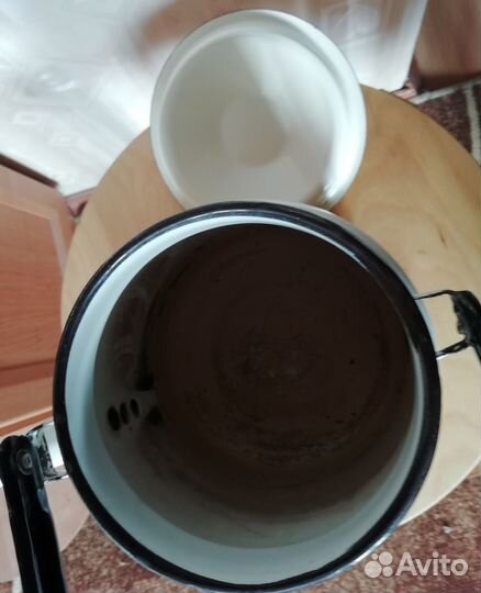 Чайник эмалированный СССР б/у