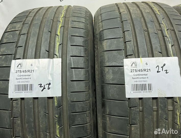 Continental SportContact 6 275/45 R21 94Y