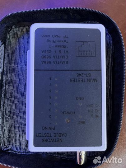 Тестер витой пары (network cable tester)