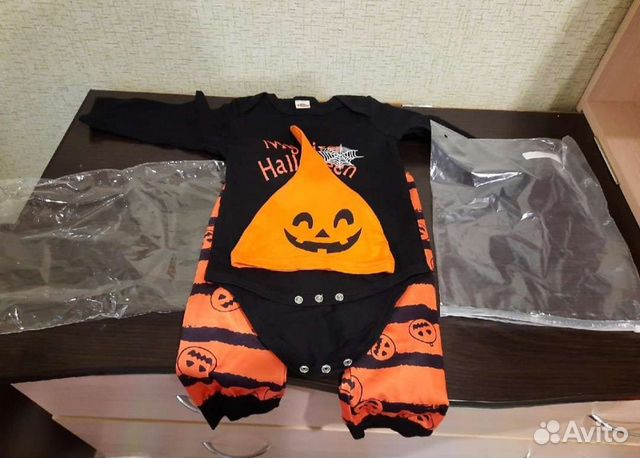 Костюм детский, тыковка, хэллоуин
