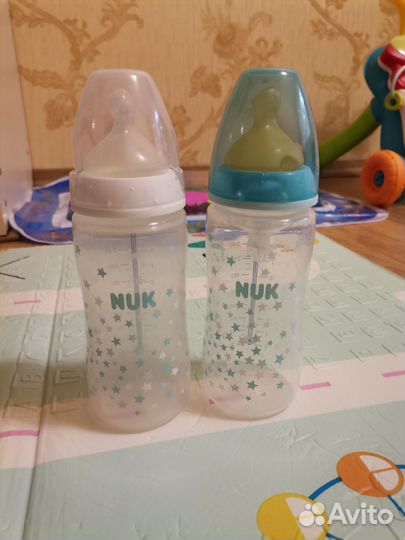 Бутылочки для кормления nuk