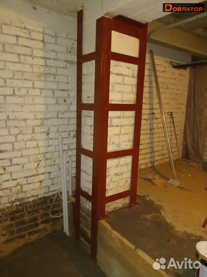 Усиление несущей кирпичной стены