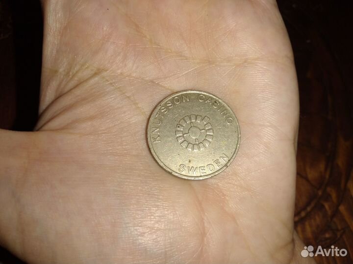 Жетоны для игровых автоматов Knutsson Sweden 90х