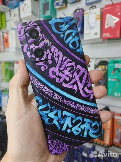 Текстурная защитная пленка скины для Samsung