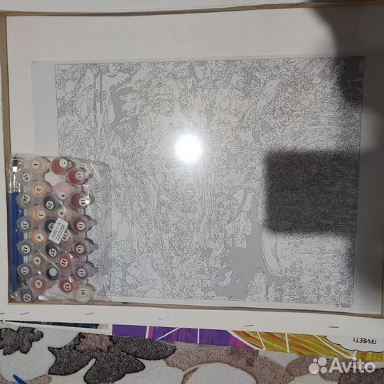 Картины по номерам на подрамнике новпя