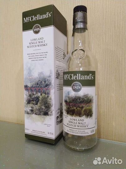 Пустая бутылка MC clelland