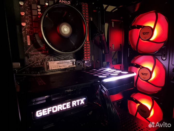 Игровой пк rtx 3060 ti + Ryzen5 5500