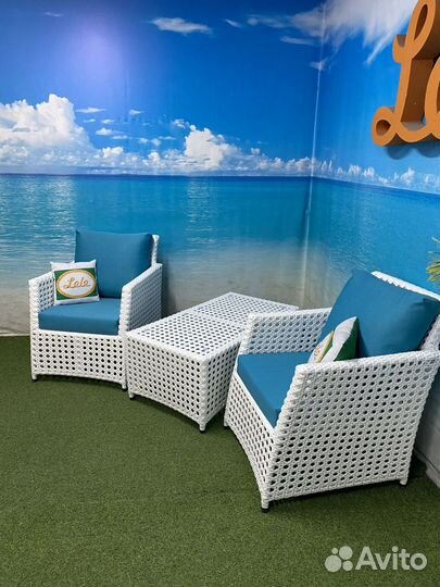 Комплект мебели из искусственного ротанга
