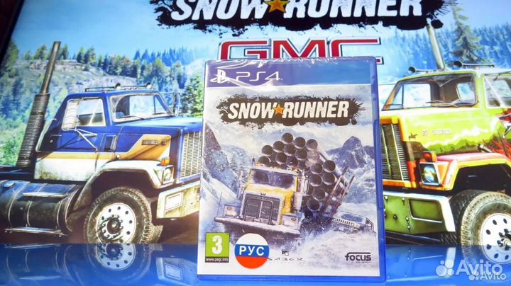 Игра Snowrunner, Mudrunner ps4, ps5