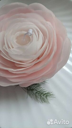 Свадебные свечи-цветы