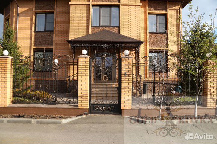 Ворота кованые
