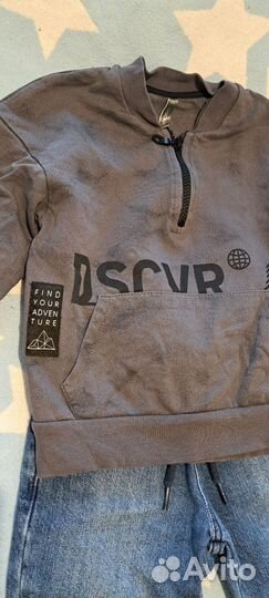 Джинсы и кофта р.104