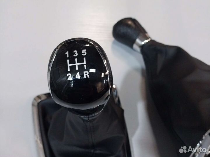 Ручка МКПП с чехлом Ford focus 2 большая, 5 ст