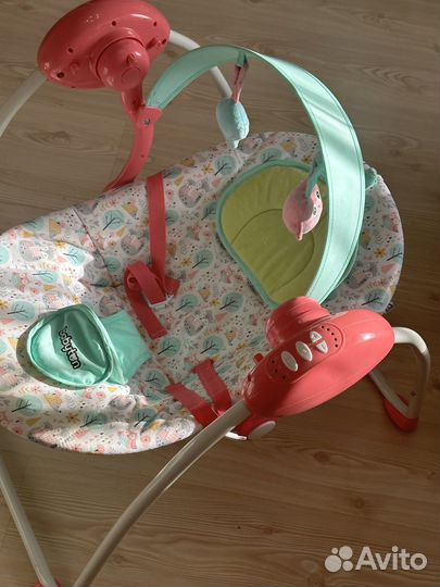 Детские электронные качели babyton