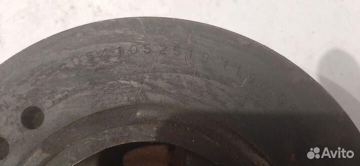 Шкив коленвала audi a6 1995 054105251b