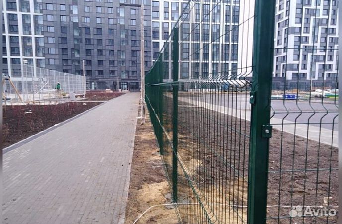 Сетка для забора 3d