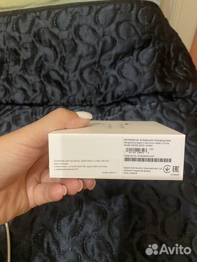 Беспроводные наушники apple airpods 2