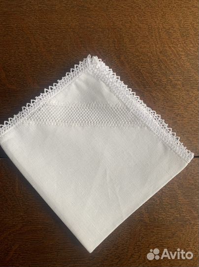 Салфетка лен винтаж Европа