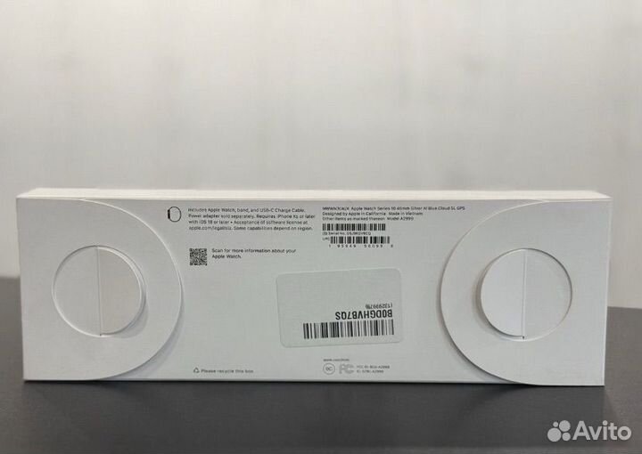 Apple watch s10 46mm silver blue SL