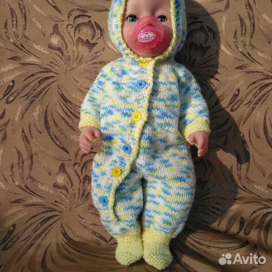 Вязаная одежда для беби бон и подобных кукол
